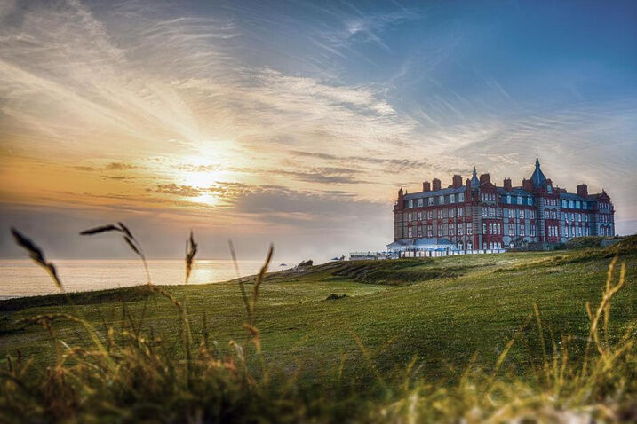 The Headland Hotel on the coast at Newquay, a V1 customer site